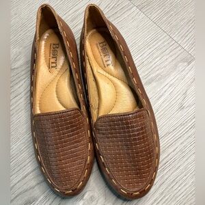 Born Women's Woven Brown Flats